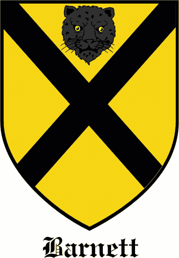 BARNETT family crest