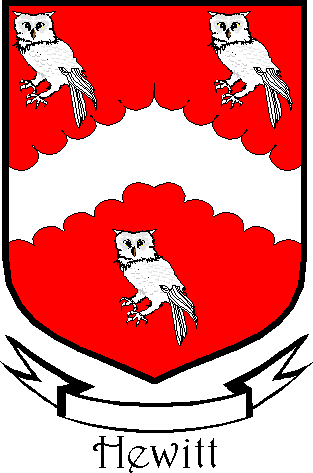 HEWITT family crest