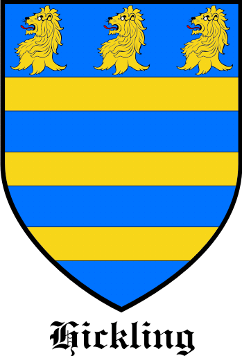 HICKLING family crest