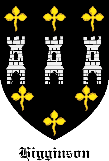 HIGGINSON family crest