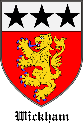 WICKHAM family crest